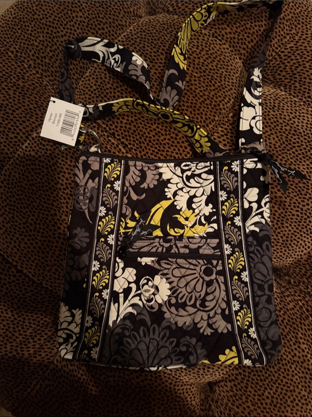 Vera Bradley Hipster Baroque Quilted Crossbody